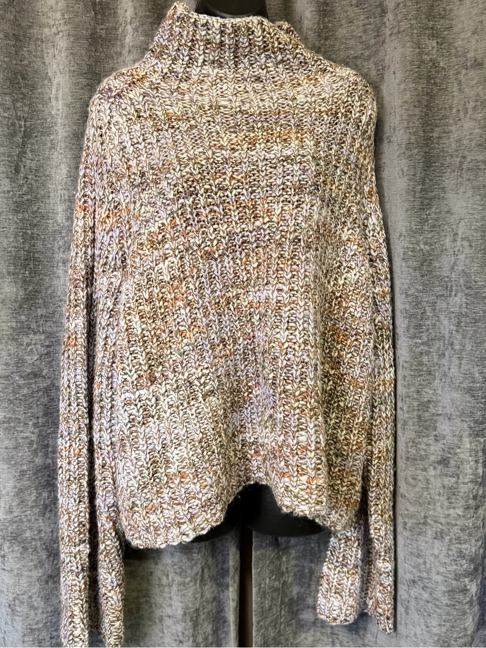 rag & bone New York Chunky Textured Knit Sweater Multicolor L